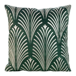 Eurofirany Poszewka Welwetowa Blink 27 Ciemnozielona 45x45