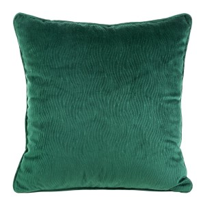 Eurofirany Poszewka Welwetowa Lili Ciemnozielona 40x40