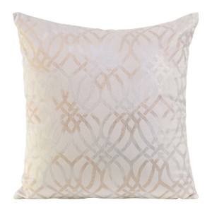 Eurofirany Poszewka Welwetowa Areta Kremowa 40x40