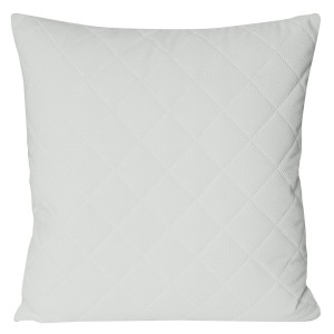 Eurofirany Poszewka Welwetowa Pikowana Milo Biała 40x40