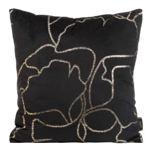 Eurofirany Poszewka Welwetowa Blink 35 Czarna 45x45