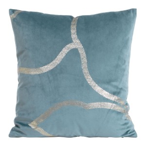 Eurofirany Poszewka Welwetowa Blink 40 Niebieska 45x45