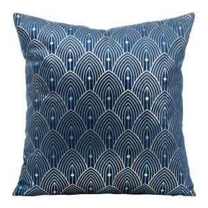 Eurofirany Poszewka Welwetowa Agnes Granatowa 40x40