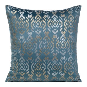 Eurofirany Poszewka Welwetowa Laura Niebieska 40x40