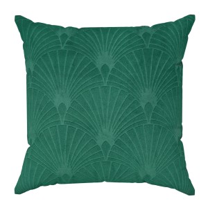 Eurofirany Poszewka Welwetowa Julia Ciemnozielona 40x40