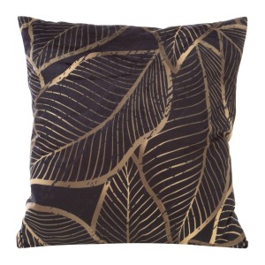 Eurofirany Poszewka Welwetowa Asteja Czarna 45x45