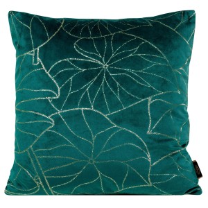 Eurofirany Poszewka Welwetowa Blink 17 Ciemnoturkusowa 45x45