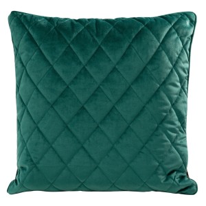 Eurofirany Poszewka Welwetowa Pikowana Velvet 28 Ciemnoturkusowa 50x50