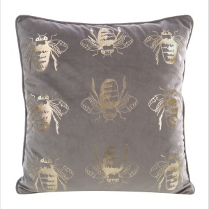 Eurofirany Poszewka Welwetowa Blink 15 Srebrna 45x45