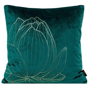 Eurofirany Poszewka Welwetowa Blink 19 Ciemnoturkusowa 45x45