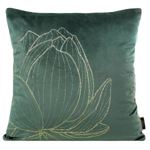 Eurofirany Poszewka Welwetowa Blink 19 Ciemnomiętowa 45x45