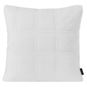 Eurofirany Poszewka Welwetowa Pikowana Kristin 2 Biała 45x45