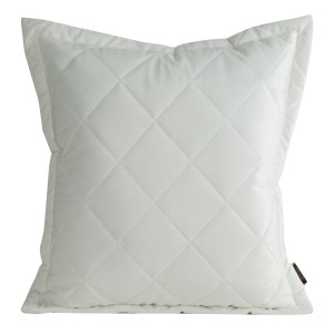 Eurofirany Poszewka Welwetowa Pikowana Kristin 1 Biała 45x45