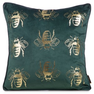 Eurofirany Poszewka Welwetowa Blink 15 Ciemnomiętowa 45x45