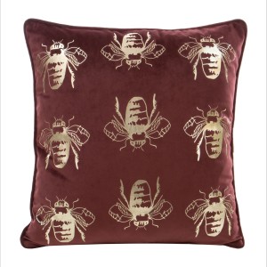 Eurofirany Poszewka Welwetowa Blink 15 Czerwona 45x45