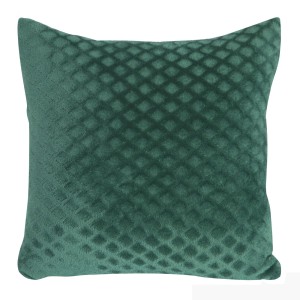 Eurofirany Poszewka Design 91 Bela Welwetowa Ciemnozielona 40x40