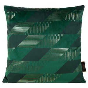 Eurofirany Poszewka Welwetowa Blink Ciemnozielona 45x45