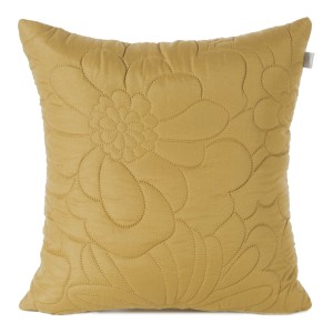 Eurofirany Poszewka Welwetowa Pikowana Design 91 Alara 4 Musztardowa 40x40