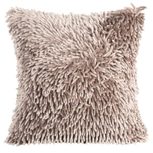 Eurofirany Poszewka Z Ozdobnymi Frędzlami Shaggy 1 Pudrowa 40x40