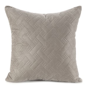 Eurofirany Poszewka Welwetowa Pikowana Luiz 2 Beżowa 40x40