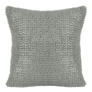 Eurofirany Poszewka Dekoracyjna O Strukturze Futra Havana Popielata 40x40