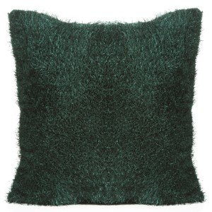 Eurofirany Poszewka Dekoracyjna O Strukturze Futra Oriana Zielona 40x40