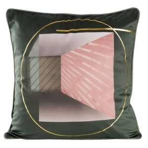 Eurofirany Poszewka Welwetowa Adler 1 Stalowa 45x45