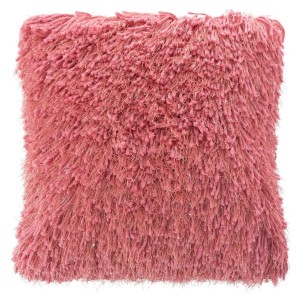 Eurofirany Poszewka Dekoracyjna O Strukturze Futra Celia Pomarańczowa 40x40