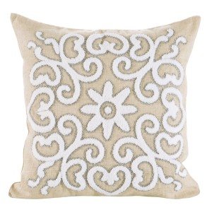 Eurofirany Poszewka Świąteczna Magic 1 Beżowa 45x45