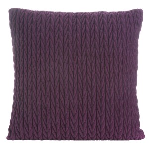 Eurofirany Poszewka Welwetowa Dana Bordowa  45x45