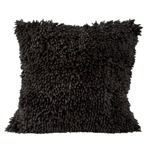 Eurofirany Poszewka Z Ozdobnymi Frędzlami Shaggy 1 Czarna 40x40