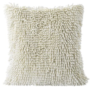 Eurofirany Poszewka Z Ozdobnymi Frędzlami Shaggy 2 Kremowa 40x40