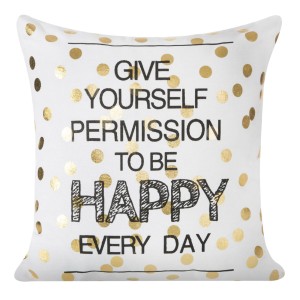 Eurofirany Poszewka Dekoracyjna Dani Biała 40x40