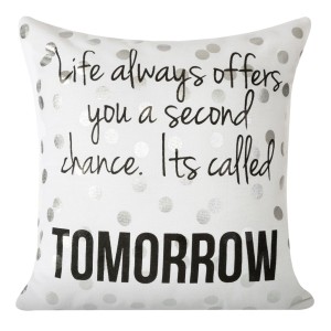 Eurofirany Poszewka Dekoracyjna Essie Biała 40x40