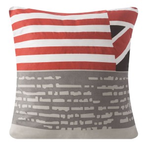 Eurofirany Poszewka Dekoracyjna Usa 2 Czerwona 40x40