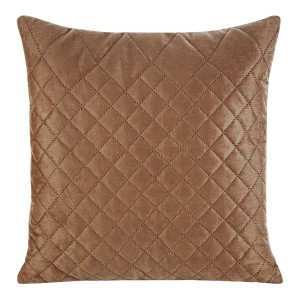 Eurofirany Poszewka Welwetowa Pikowana Luiz 3 Ceglasta 40x40