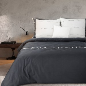 Eurofirany Pościel Satynowa Ewa Minge Silk 7 Czarna 160x200