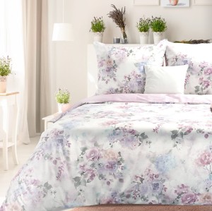 Eurofirany Pościel Satynowa Design 91 Lea 03 Jasnofioletowa 220x200
