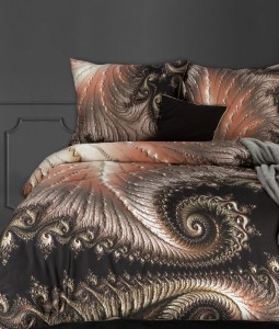 Eurofirany Pościel Satynowa Premium 13 Brązowa 160x200