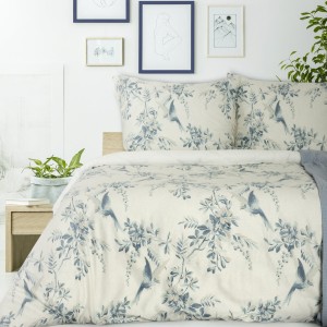 Eurofirany Pościel Satynowa Nova Print Nika 23 Biała 220x200