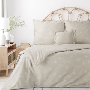 Eurofirany Pościel Bawełniana Terra Collection Seville 2 Beżowa 160x200