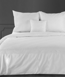 Eurofirany Pościel Premium Bawełniana Lana 7 Biała 160x200