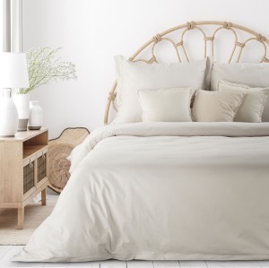 Eurofirany Pościel Bawełniana Terra Collection Seville 1 Beżowa 160x200