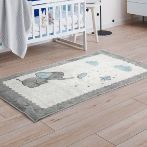Eurofirany Dywanik Łazienkowy Baby 1 Popielaty 80x150