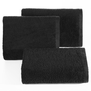 Eurofirany Ręcznik Frotte Classic Gładki 2/17 Czarny 50x100