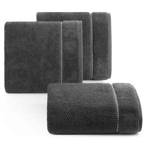 Eurofirany Ręcznik Bawełniany Salado 04 Grafitowy 50x90