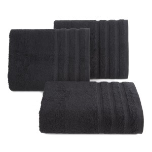 Eurofirany Ręcznik Bawełniany Vito 12 Czarny 70x140