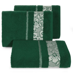 Eurofirany Ręcznik Frotte Classic Sylwia 20 Ciemnozielony 50x90