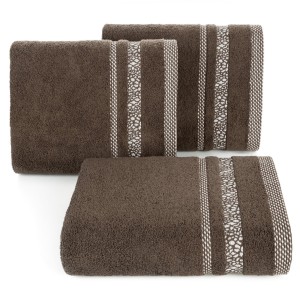 Eurofirany Ręcznik Bawełniany Tessa 04 Brązowy 70x140