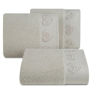 Eurofirany Ręcznik Frotte Kamila 02 Srebrny 70x140